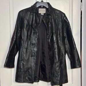 Vintage Patchwork Leather Jacket